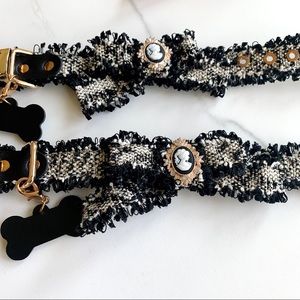 Luxe Tweed Cameo Dog Collar